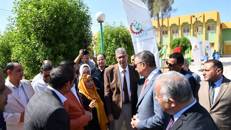 محافظ الفيوم يفتتح أعمال تطويرمبنى مدرسة الصم