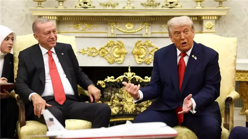 الرئيسان الأمريكي دونالد ترامب والتركي رجب طيب أردوغان 