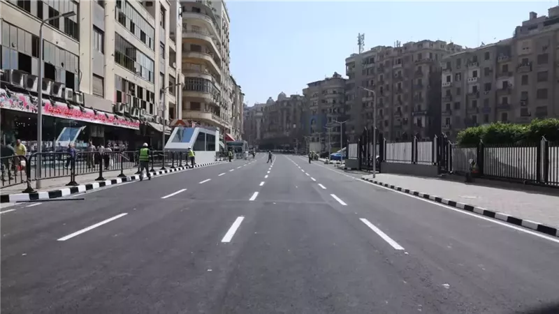 غلق شارع 26 يوليو ارشيفية 