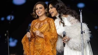 أحلام تهنئ أنغام على نجاح حفلها الأسطوري في لندن وتعافيها من أزمتها الصحية