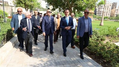 مؤسسة «الأغا خان» تزور حديقة الأزبكية لدراسة المشاركة في إدارتها وتشغيلها 