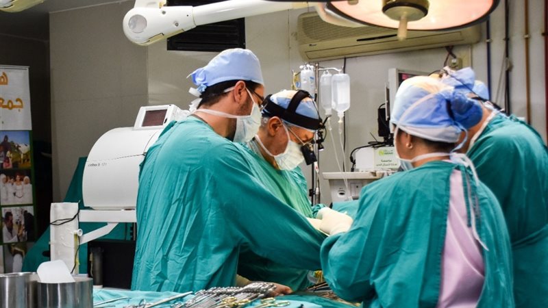 جمعية الاورمان اثناء اجراء العمليات