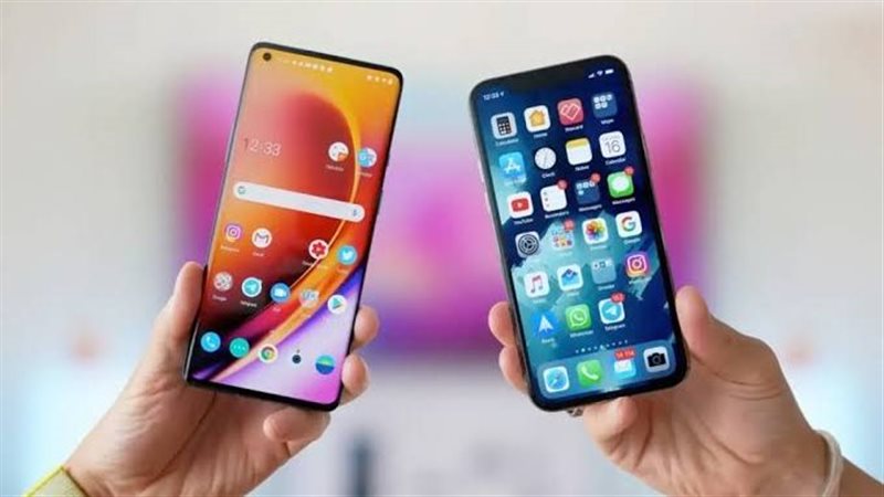 هواتف الآيفون والأندرويد 