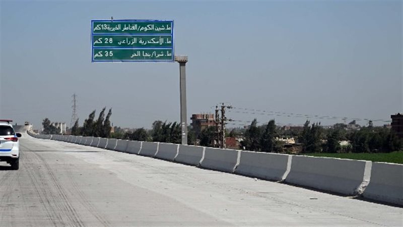 محور مدخل شبين الكوم الجديد