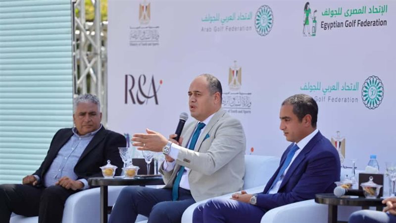 عمر هشام رئيس الاتحاد المصري للجولف
