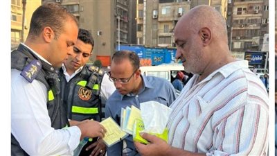 ضبط 347 مخالفة لسائقي السرفيس على مدار أسبوع بالجيزة