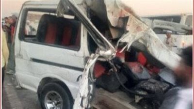 إصابة 3 أشخاص في انقلاب ميكروباص على طريق نخل –نويبع بشمال سيناء