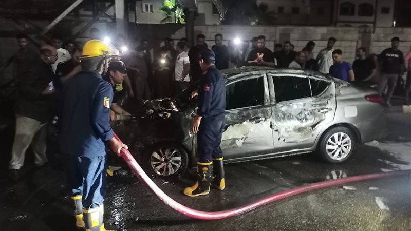 صورة من موقع الحريق 