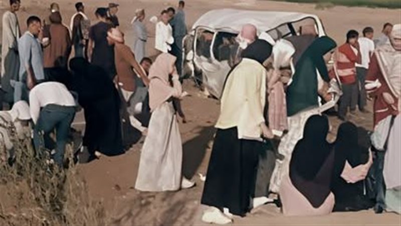 حادث تصادم بطريق جهينة سوهاج