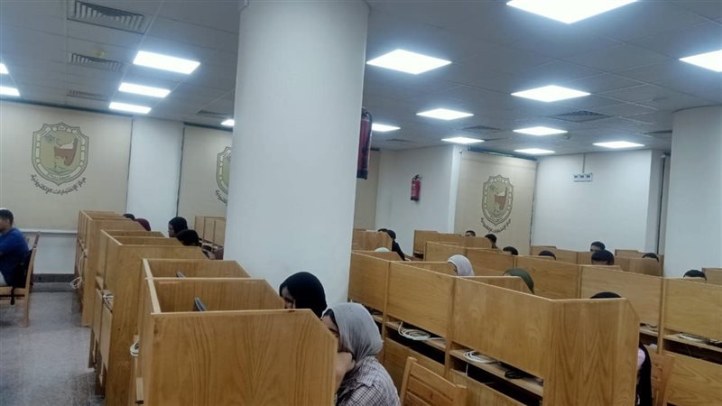 جانب من التدريب الإلكتروني 