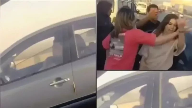  واقعة تصوير شاب وفتاة داخل سيارة على الطريق 