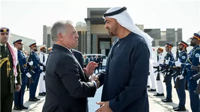  الرئيس الإماراتي والعاهل الأردني يبحثان هاتفياً تطورات المنطقة ويجددان دعم 