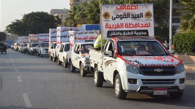كرنفال الزهور يزين شوارع الغربية احتفالاً بالعيد القومي الـ227