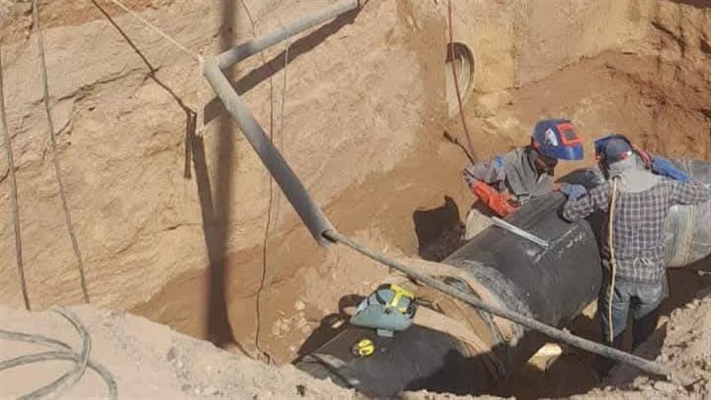 ضخ مياه الشرب بحي الصداقة الجديد