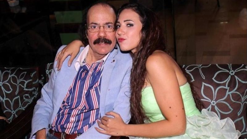 طلعت زكريا وابنته
