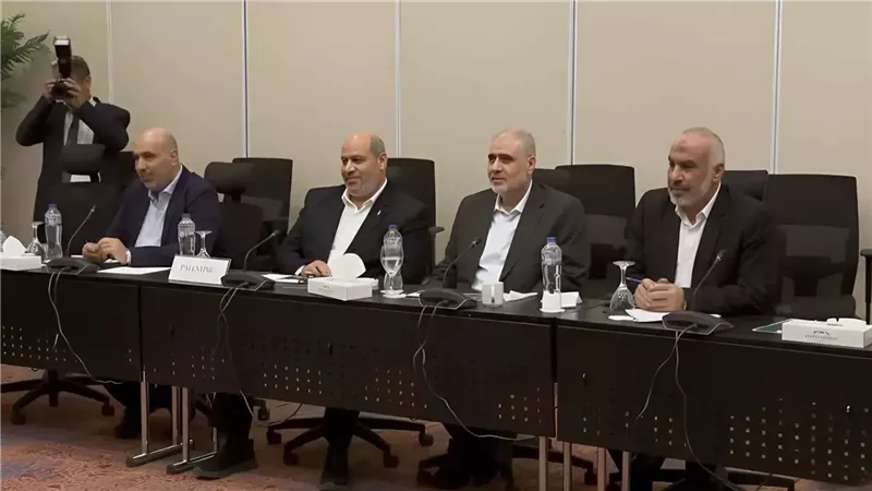 وفد حماس في شرم الشيخ