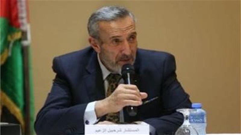 شرحبيل الزعيم وزير العدل الفلسطيني 