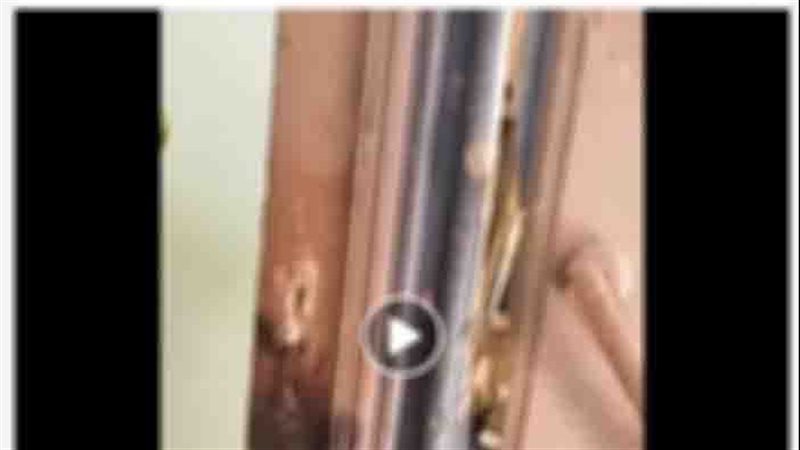 تحطيم محتويات شقة 