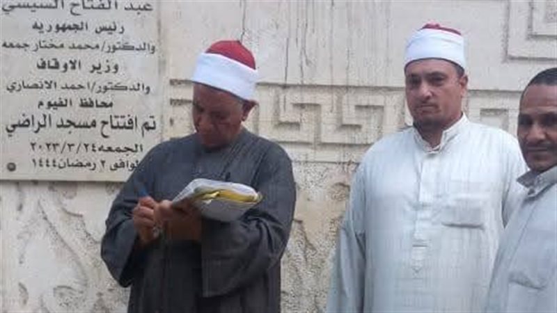 وكيل وزارة اوقاف الفيوم فى جولة على مساجد الفيوم