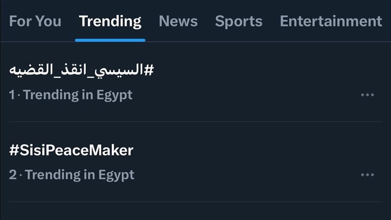 السيسي انقذ القضية