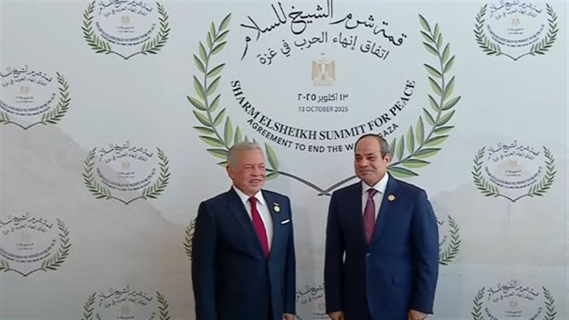 الرئيس السيسي والملك عبدالله