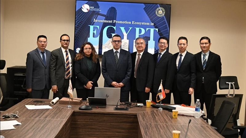 التمثيل التجاري المصري مع وفد مقاطعة جيانجسو