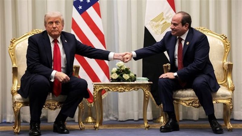 الرئيس عبد الفتاح السيسي ونظيره الأمريكي دونالد ترامب
