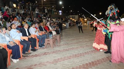 فعاليات ثقافية وفنية ضمن مهرجان النباتات الطبية بالممشى السياحي ببني سويف