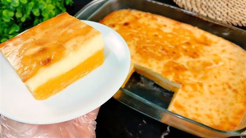 صينية البطاطا الحلوة بالكريم كراميل