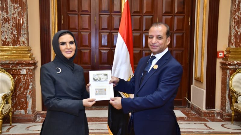 وزيرة الاستثمار السابقة تتسلم كارنيه عضوية مجلس الشي