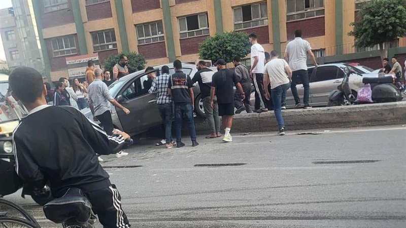 صورة من موقع الحادث 