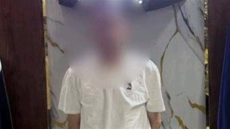 القائم بالنشر عقب ضبطه 