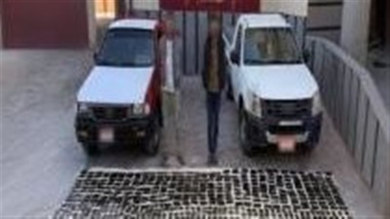 جانب من المضبوطات فى القضية