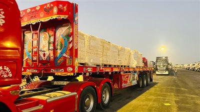 بحمولة 7,500 طن مساعدات.. انطلاق قافلة زاد العزة الـ 55 إلى غزة