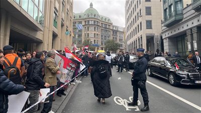 ترحيب بالرئيس السيسي قبل مشاركته في القمة المصرية الأوروبية ببروكسل| فيديو