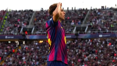 «هاتريك» لوبيز.. برشلونة يسجل الهدف الخامس في شباك أولمبياكوس (فيديو)