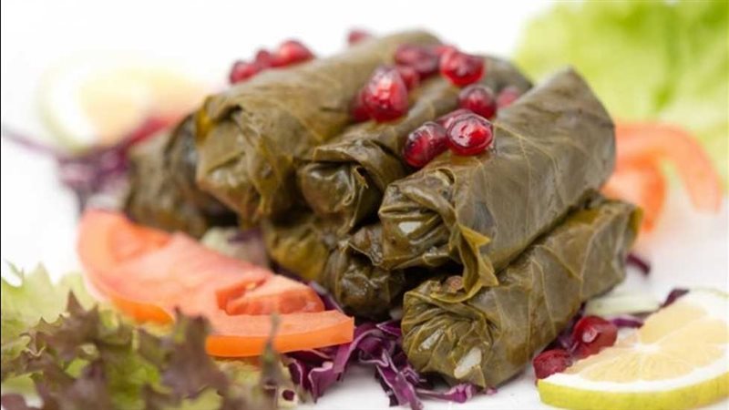  ورق العنب بالرمان