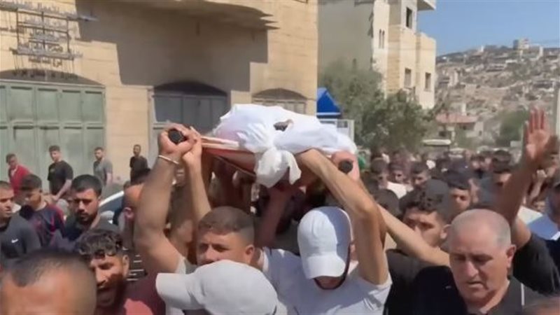 جثمان شهيد في غزة 