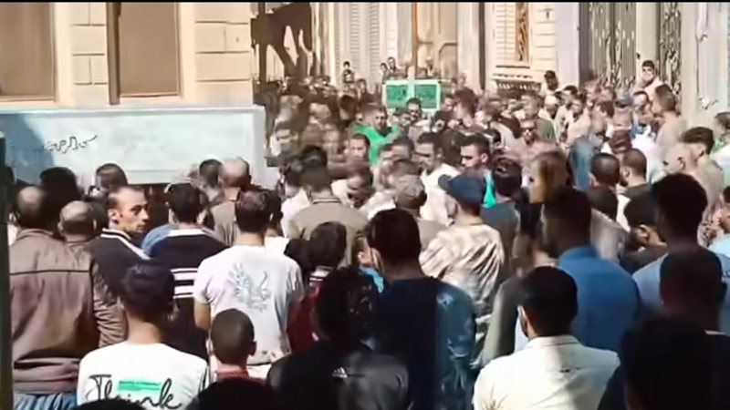 جنازة شهداء العمل 