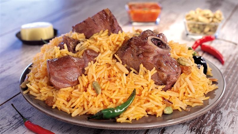 كبسة اللحم السعودي 
