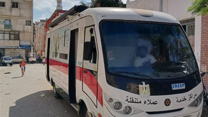 جانب من السيارات المتنقلة 