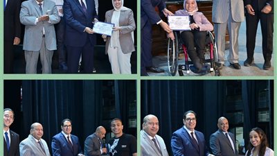 رئيس جامعة القاهرة يشهد احتفالية تكريم الطلاب المتميزين فى الأنشطة الجامعية