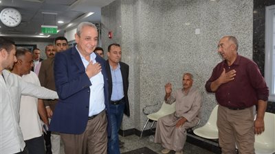 محافظ الغربية يتفقد محور محلة منوف ومستشفى طنطا العام الجديد