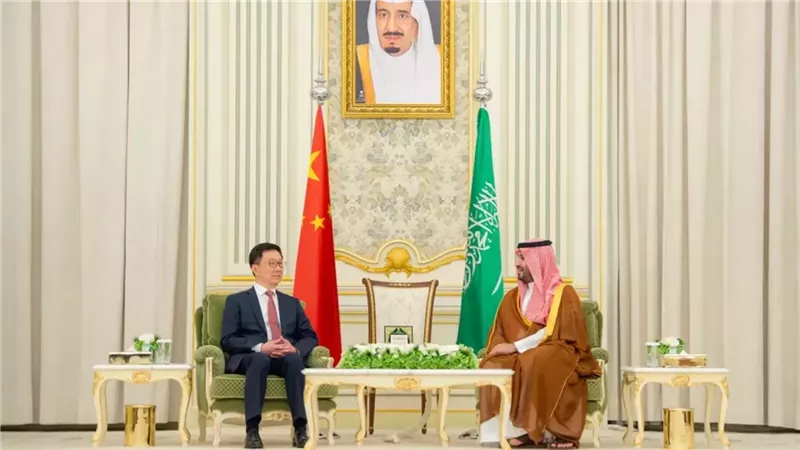 ولي العهد السعودي ونائب الرئيس الصيني