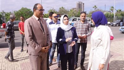 نائب محافظ دمياط تتابع سير العمل بالمصالح الحكومية والاستعداد للمتحف الكبير