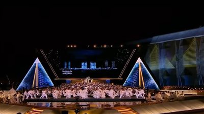 افتتاح المتحف الكبير يشهد مزجا روحيا بين الابتهالات والطبل الشرقي والآسيوي