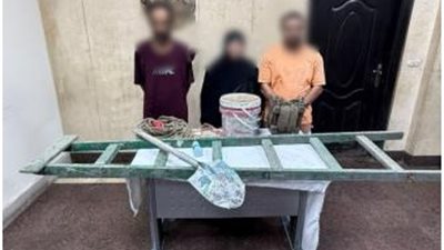 القبض على 3 أشخاص أثناء التنقيب عن الآثار بالجمالية