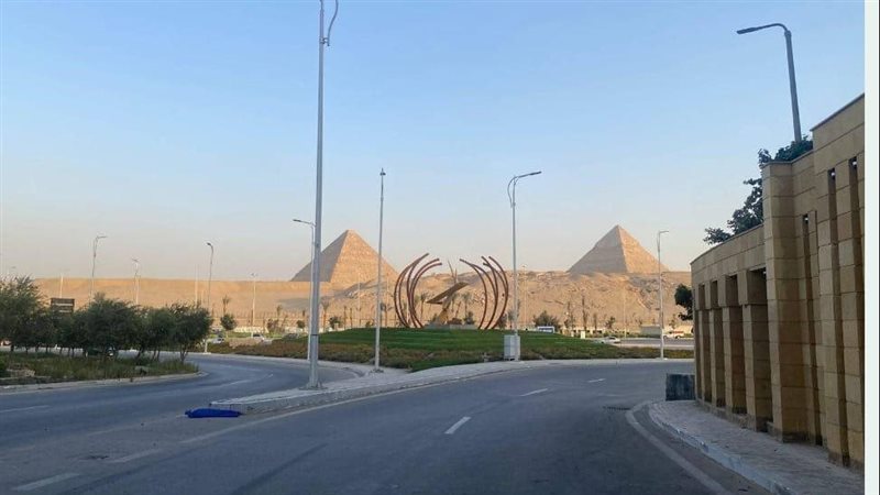 تنفيذ مشروعات لرفع كفاءة الطرق المحيطة بالمتحف الكبير