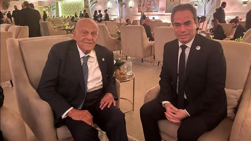 المسلماني يلتقي الدكتور مجدي يعقوب في المتحف الكبير