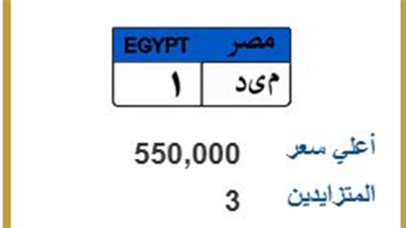 لوحة معدنية مميزة 